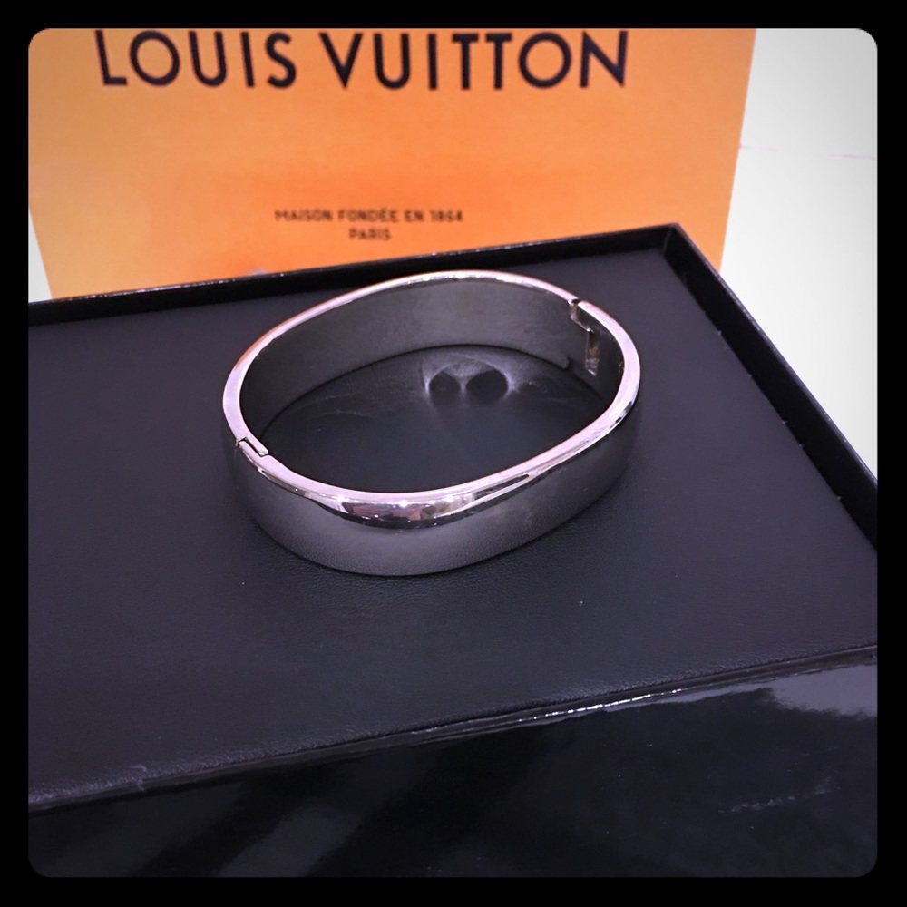 Vintage Unisex Sterling Hinge Cuff Bracelet